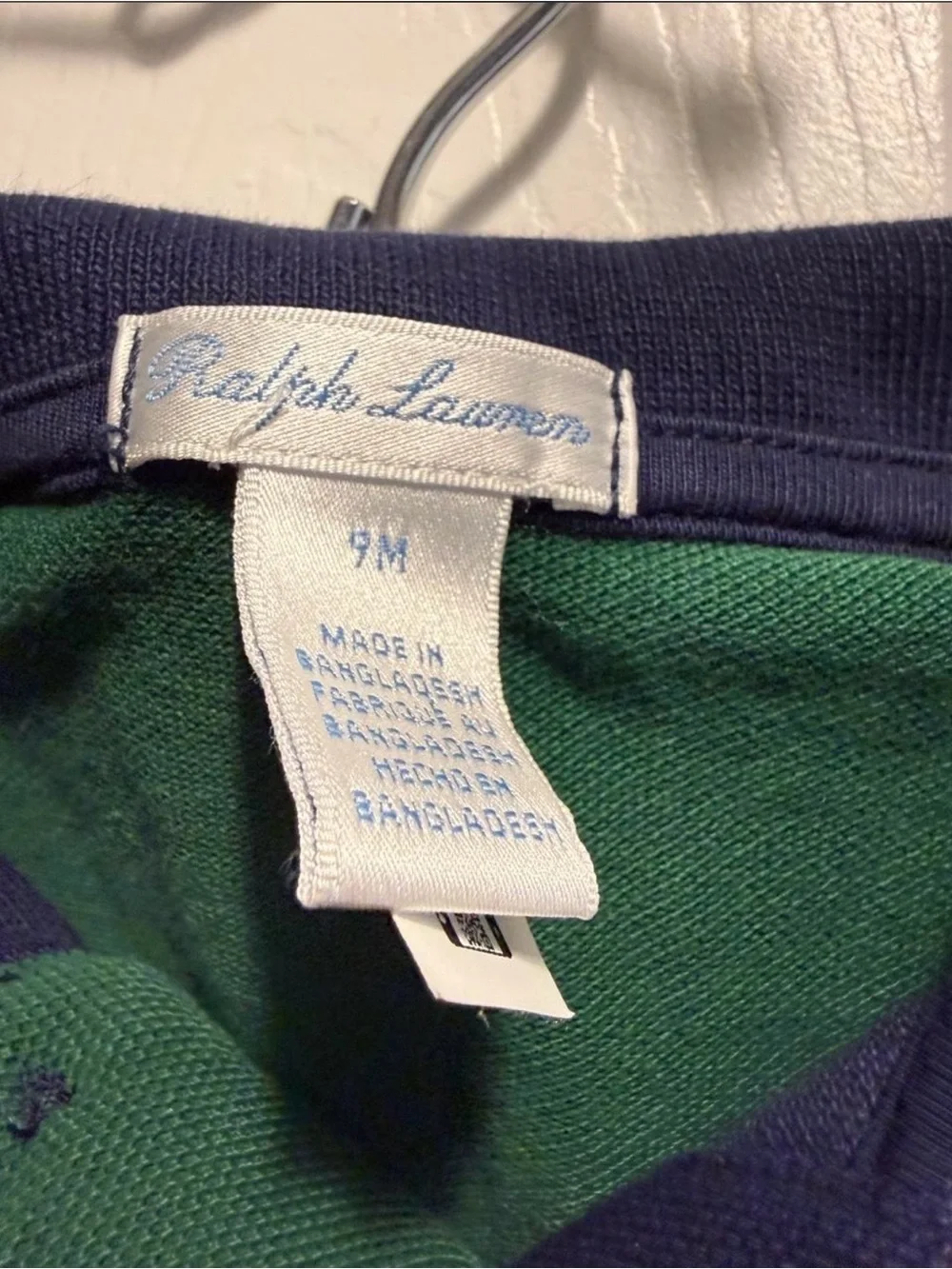 Ralph Lauren Navy, Green & Yellow Polo One-Piece